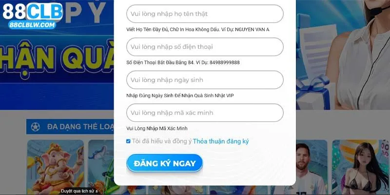 Hướng dẫn tham gia tại web game dành cho người mới
